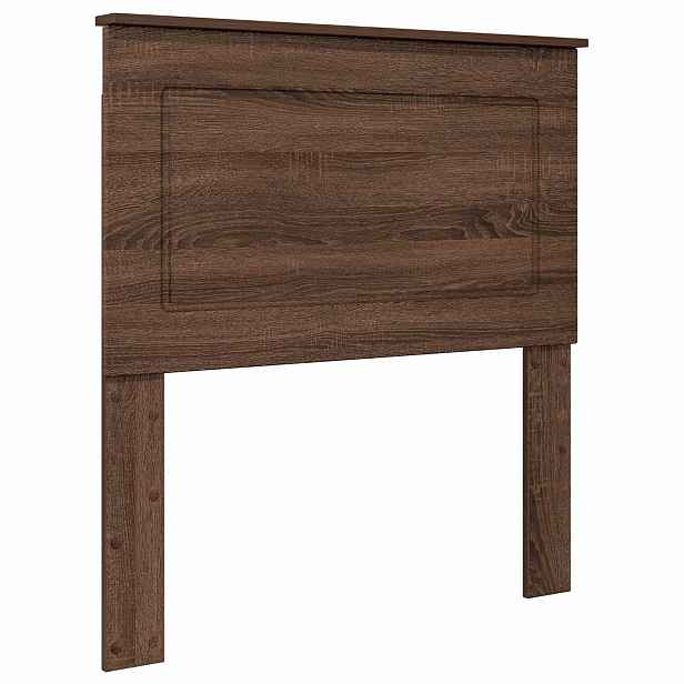vidaXL Čelo postele Hnědý dub 100 cm Dřevěný materiál