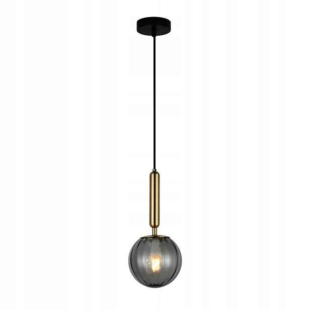 Závěsná lampa Italux Ravena Led moderní mosaz