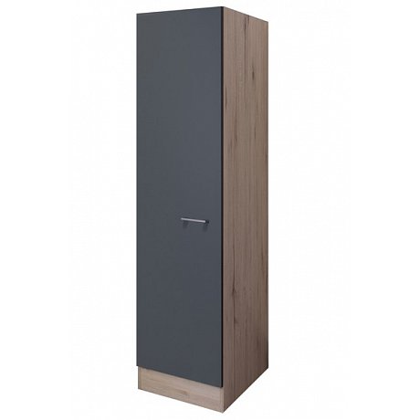 Vysoká kuchyňská skříň Tiago GE50, dub sonoma/šedá, šířka 50 cm