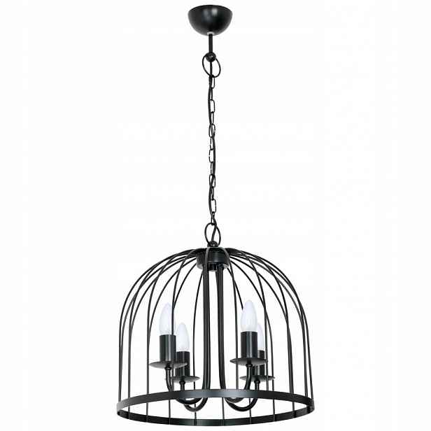 Závěsná lampa 4-bodová klec Single 7292 Luminex
