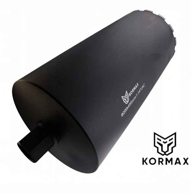 Diamantová korunka 200 mm Korunkový Vrták pro vrtačku Beton 200x450 závit 1.1/4