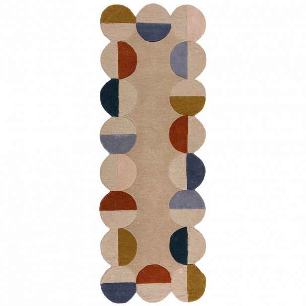 Flair Rugs BĚHOUN, 80/230 cm, béžová, rezavá
