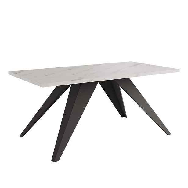 Idohome KONFERENČNÍ STOLEK AIRA 120/60/48 cm obdélníkový, černý / Bianco