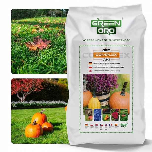 Univerzální podzimní hnojivo pro Trávy Tui Zeleniny Plody růží Complex Aki 24 kg