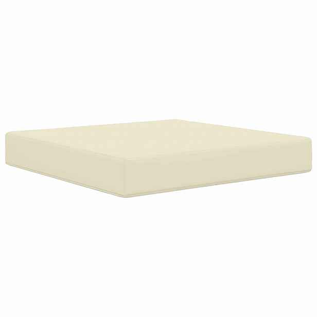 vidaXL Venkovní polštář na pohovku Polyester Krémová 60 x 60 cm