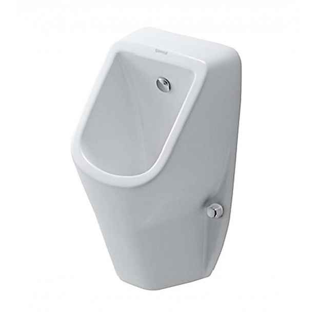 Duravit D-Code - Pisoár, zadní přívod vody, Rimless, alpská bílá 0829300000