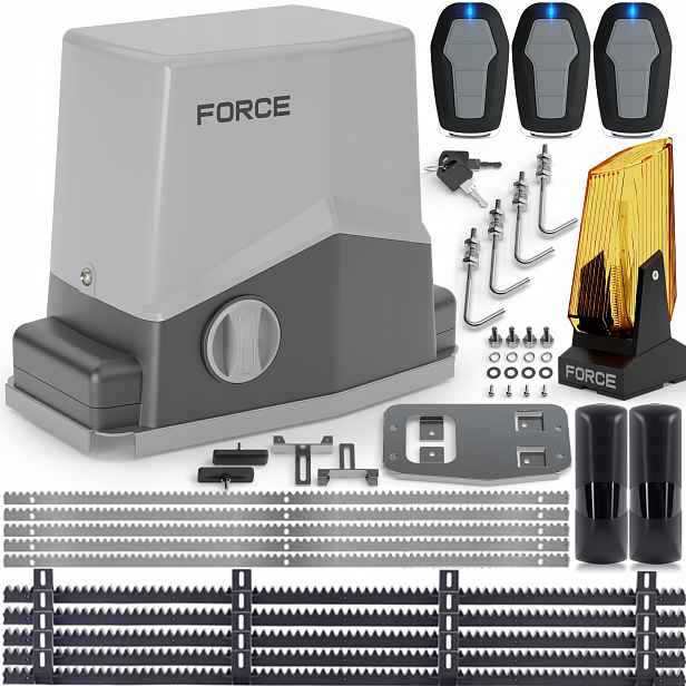 Force Tytan SL600 Pohon Pro Posuvné Brány do 600 kg, Led Lampa,