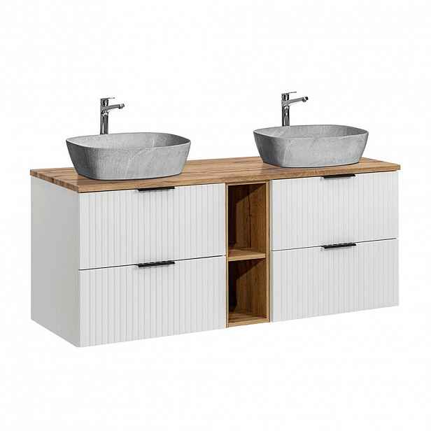 Petits-meubles DVOJUMYVADLO 140.8cm Adriel Bílá