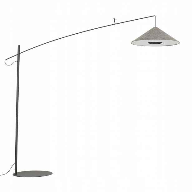 Podlahová oblouková lampa s výložníkem Poise Nowodvorski
