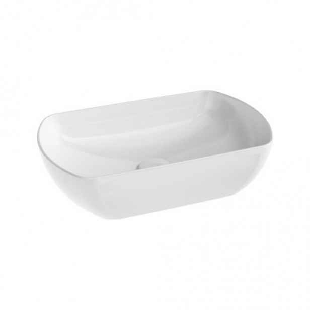 Ravak Uni umyvadlo na desku 50x31 cm bez otvoru pro baterii XJX01150004
