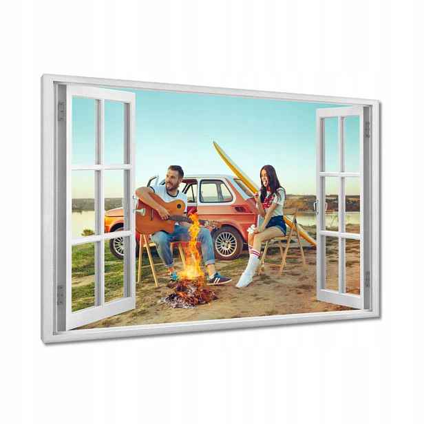 Obrazy 90x60 Fiat 126p Maluch Bublinkový