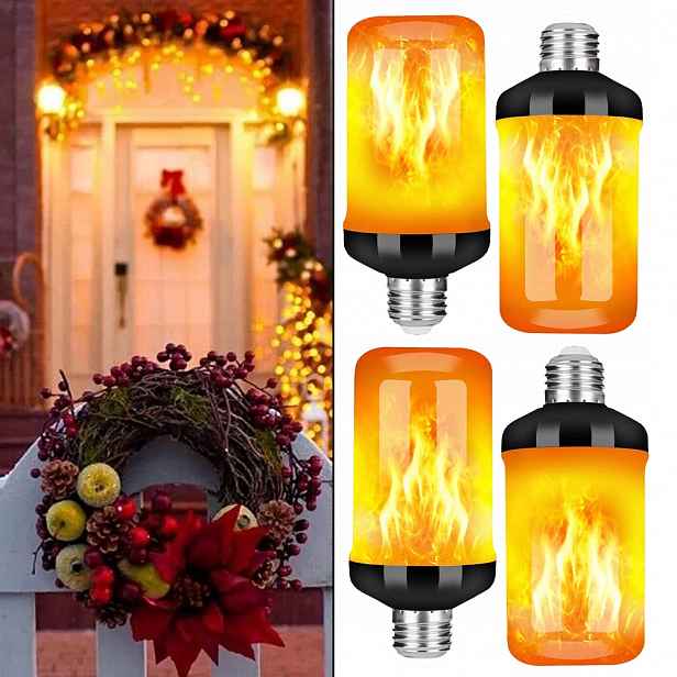 4 X Led Žárovka E27, Lampy, Žárovka E27, Do Obývacího Pokoje, Ložnice, Na Halloween
