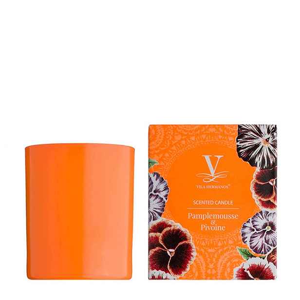 Pamplemousse & Pivoine Vila Hermanos vonná svíčka 200 g, řada Fluor