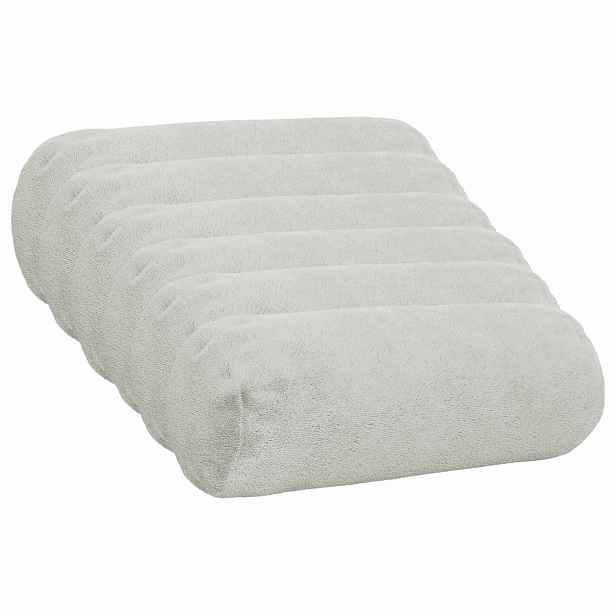 vidaXL Povlak na polštář 6 ks HEERLEN Světle šedá Průměr 15 x 40 cm