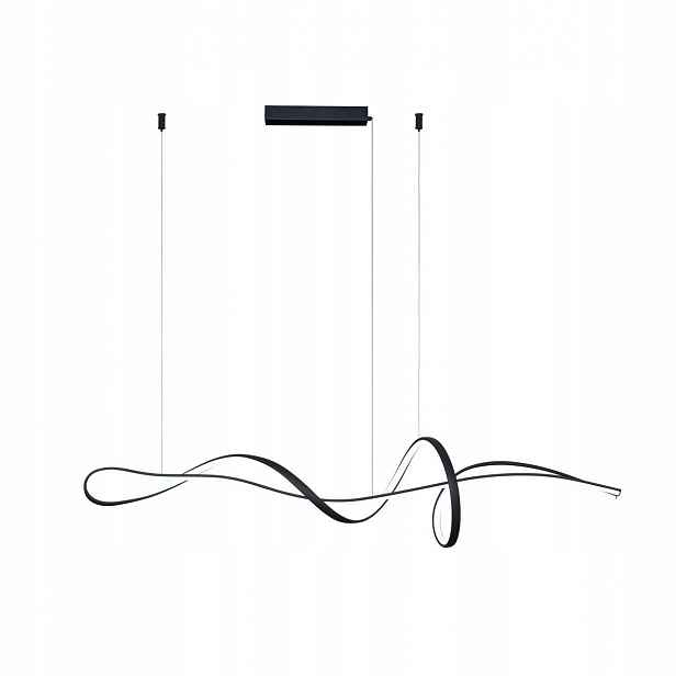 Závěsná stropní Led lampa Mila Černá 40W Regulace výšky Italux