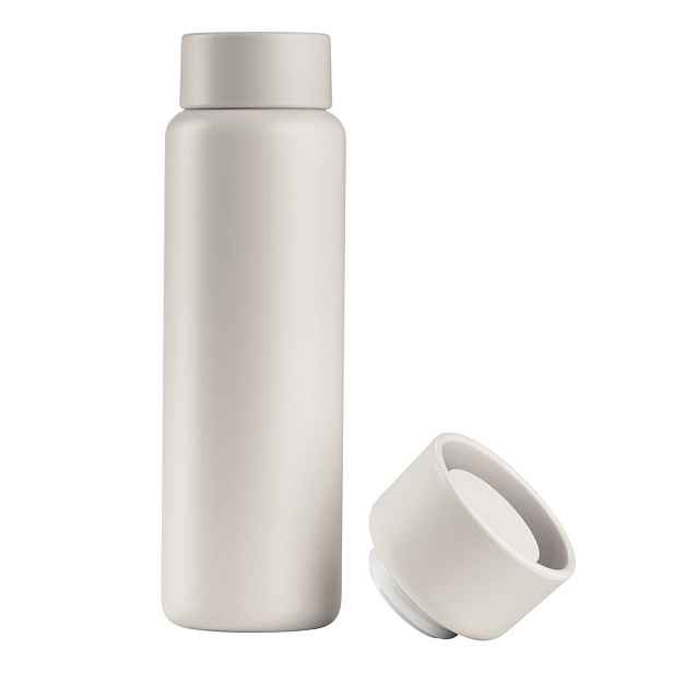 Béžový termo hrnek z nerezové oceli 650 ml Singles – Zone