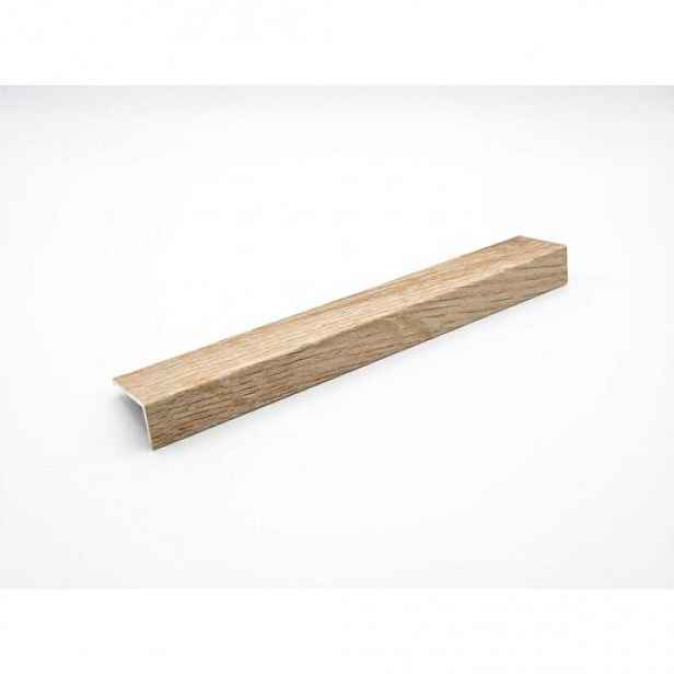 Lišta ukončovací "L" Havos dub hikora mat, hliník délka 270 cm, výška hrany 10 mm, ALDH10270