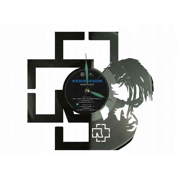 Rammstein Dárek Originální dekorace do domu Hodiny z vinylové desky
