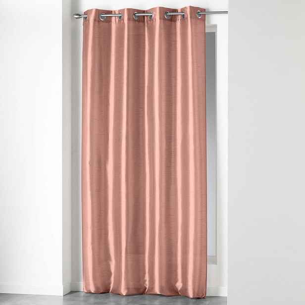 Růžový závěs z mikrosaténu 140x240 cm Shana – douceur d'intérieur