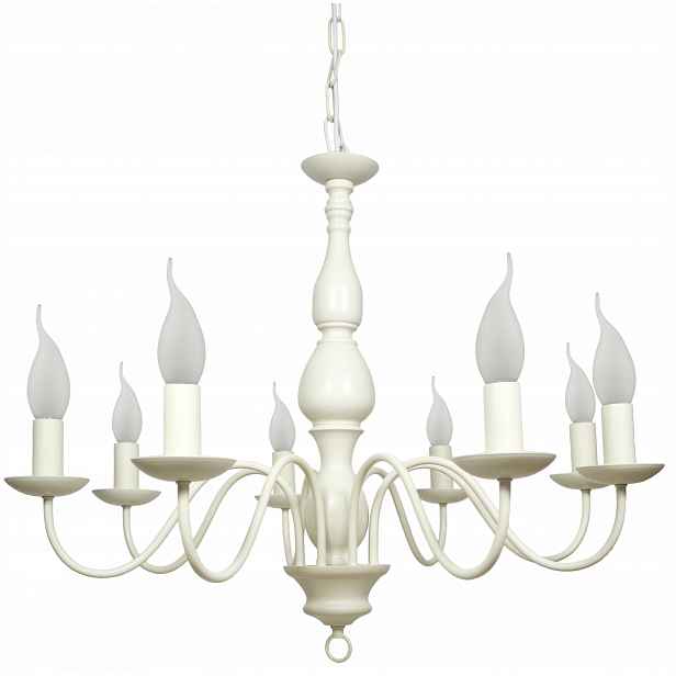 Krémové závěsné svítidlo 8X40W E14 Bellagio Candellux