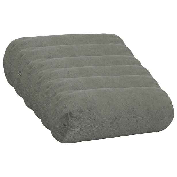 vidaXL Povlak na polštář 6 ks HEERLEN Tmavě šedá Průměr 15 x 40 cm