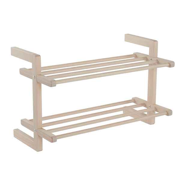 Závěsný stojan na boty z borovicového dřeva ve světle přírodní barvě 70x45x38 cm Eddison – Jotex