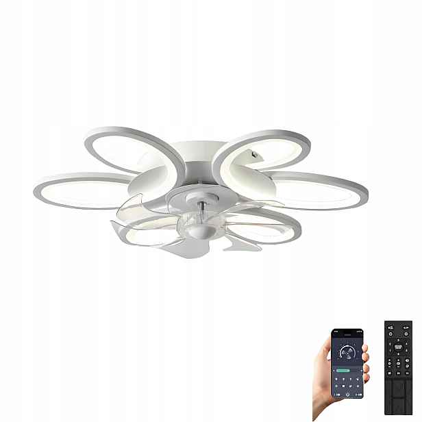 Stropní Svítidlo Stropní Svítidlo Led Moderní Lustr S Ventilátorem Dálkový Ovladač App Do Obývacího Pokoje