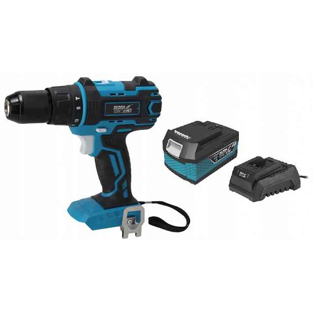 Dedra Aku Vrtačka Udar akumulátor 4AH 18V Sas+ DED7042 50Nm Set