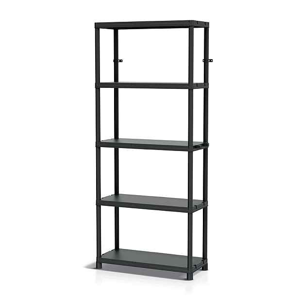 Regál Kistenberg Rackup Smart 75 150 kg 74×32×172,5 cm 5polic Černý KRS75L5