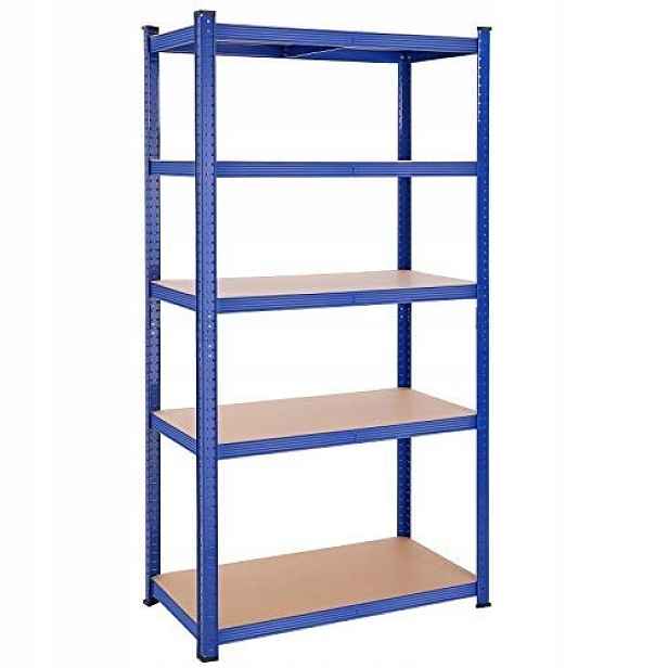 Skladový regál Songmics 200x100x50 cm 600 kg kovový modrý
