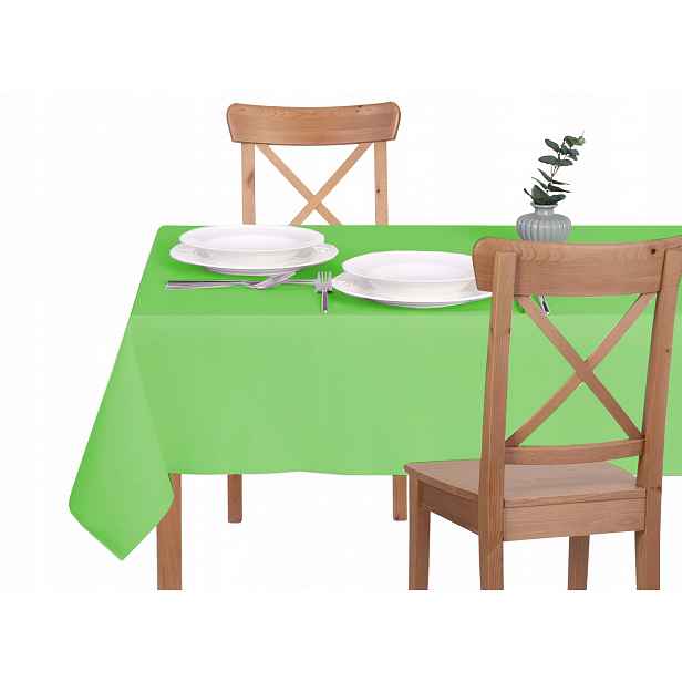 Ubrus Odolný Vůči Skvrnám 110X370 Solid Světle Zelený