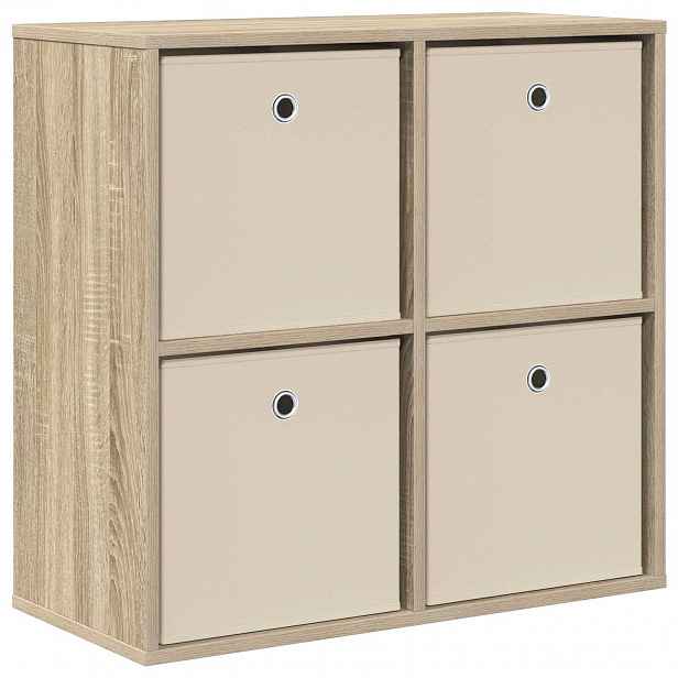 vidaXL Servírovací skříň Sonoma dub 68,5 x 32 x 67 cm