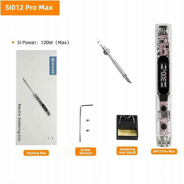 Přenosná páječka Oled Sequre SI012 Pro Max hrot Ts-k