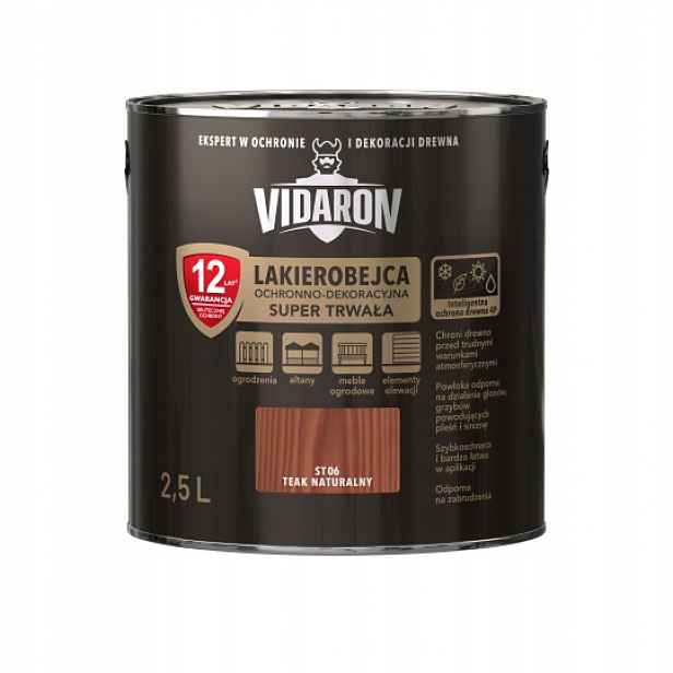 Vidaron Odolný Lak 2,5 L, Přírodní Teak, ST06
