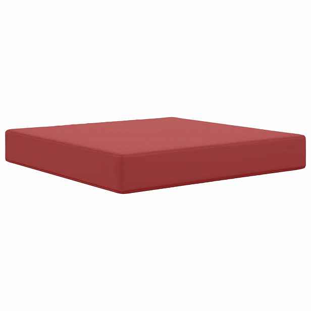 vidaXL Venkovní polštář na pohovku Polyester vínová červená 60 x 60 cm