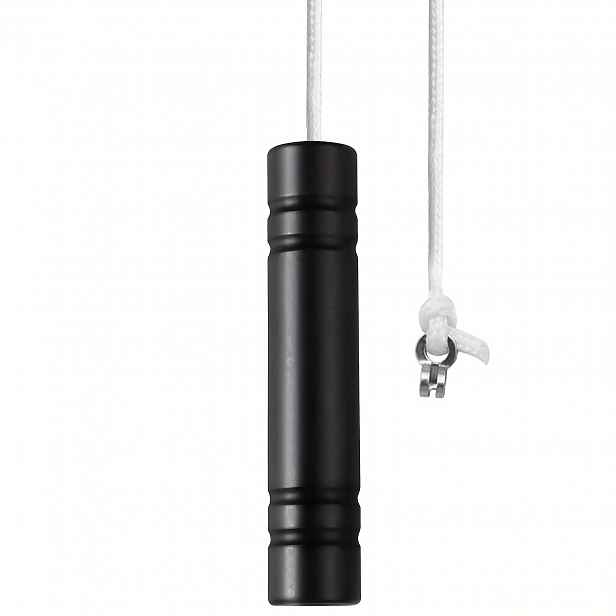 TEMU 1/2 ks válcovitý tahací šňůra do koupelny, černá, rukojeť na tažení s 150 cm dlouhou pro osvětlení toalety/stropní svítidlo/spínač atd