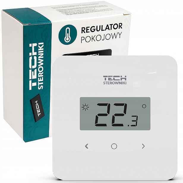 Termostat Dvoustavový Pokojový Regulátor T-2.1 Na Omítku Tech