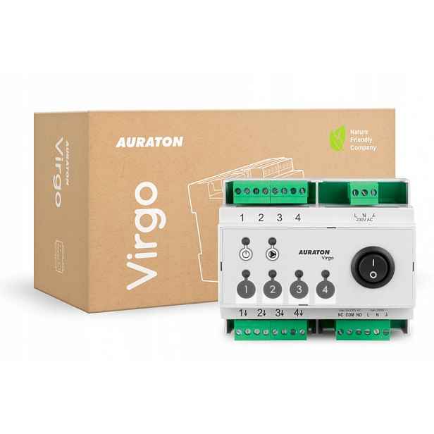 Auraton Virgo Centrální Ovládací Lišta Pro Podlahové Pohony 4 Zón