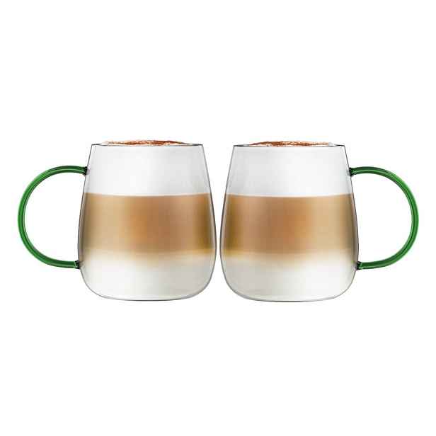 Hrnky na cappuccino v sadě 2 ks 400 ml Bolla – Vialli Design