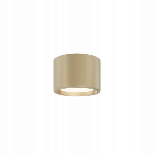 Maytoni Led stropní spot 10W 650 lm ip44 matný zlatý kulatý hydra