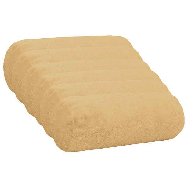 vidaXL Povlak na polštář 6 ks HEERLEN Taupe Průměr 15 x 40 cm Flanel