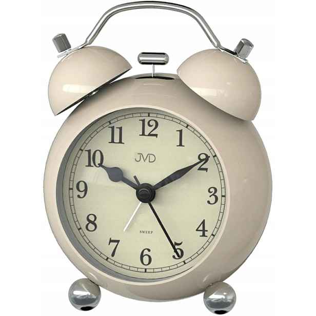 Krémový Čitelný Retro Budík Jvd SRP2810.1 Bell