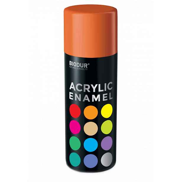 Akrylový email ve spreji - oranžová 400ml/RAL 2004