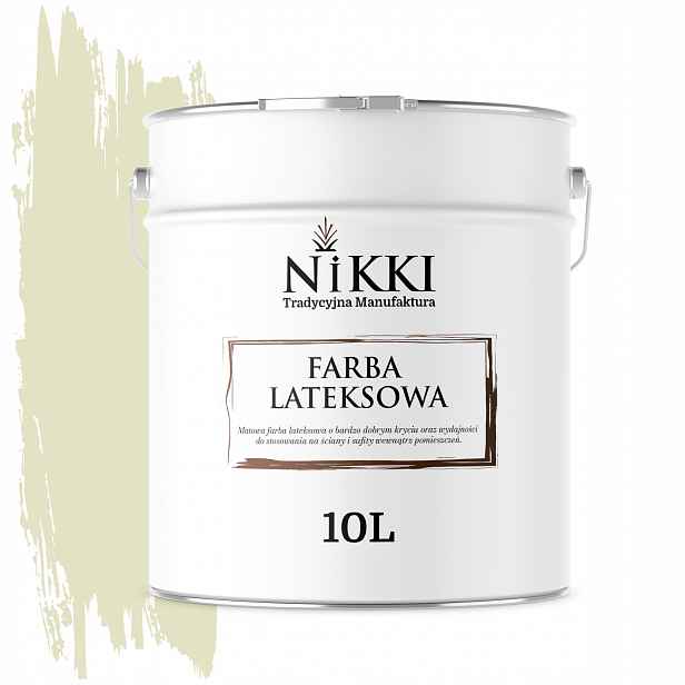 Barva Bílá Zlomená Hráškovou Barvou H2476 10L Mat Na Stěny