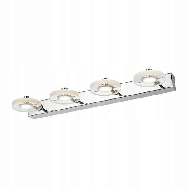 Nástěnná Led lampa Chrom 4 zdroje 3000K pro kabinet Harmony Italux