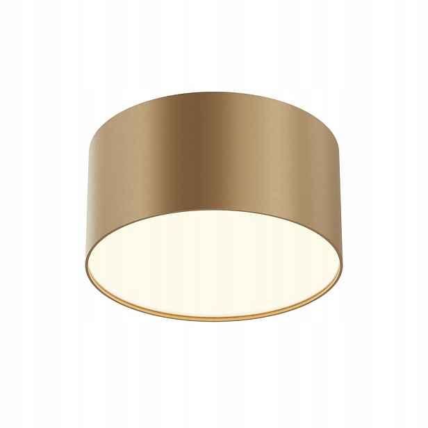 Stropní svítidlo stropní svítidlo kulatý 12 cm matná zlatá Led 3000K do obývacího pokoje Maytoni