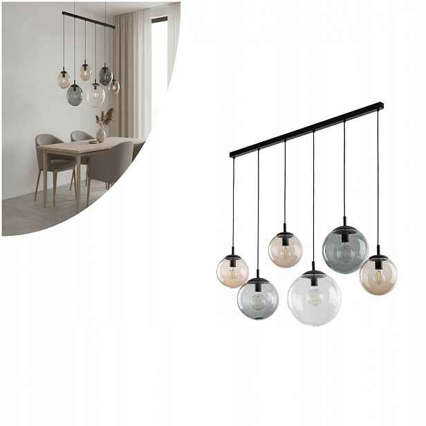 Závěsná lampa Esme, vícebarevná, moderní, nad jídelní stůl Tk Lighting