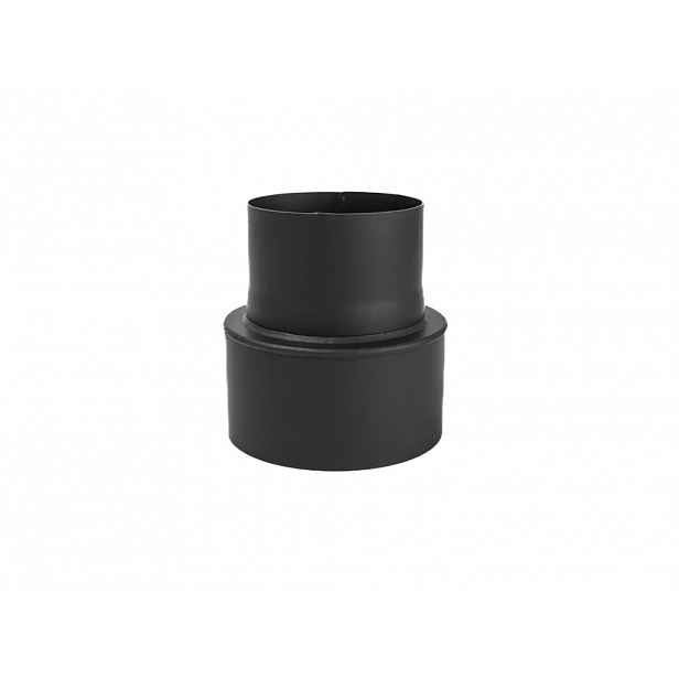 Redukce trubková 125/120 mm (d.160 mm), silnostěnné 1,5 mm, černá MA654651