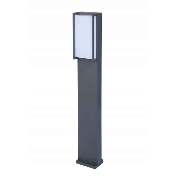 Venkovní zahradní Led sloupková lampa Qubo antracit 18W Lutec