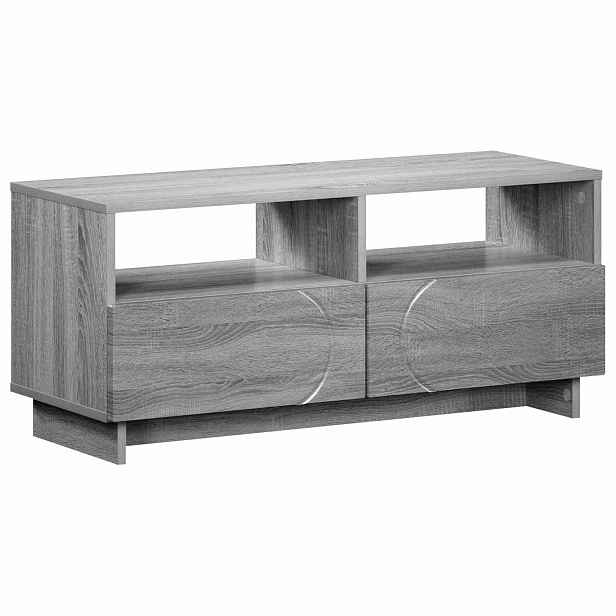 vidaXL Televizní stojan 90 x 34.5 x 40 cm Šedý Sonoma Kompozitní dřevo
